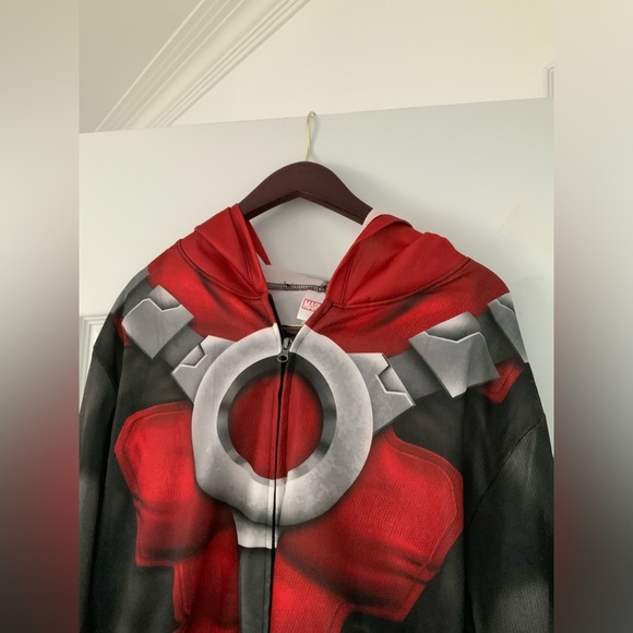 MARVEL Deadpool Madengine Men’s Full Zip Hoodie Jumper Sweater SZ L/G BRAND NEW - Picture 6 of 13